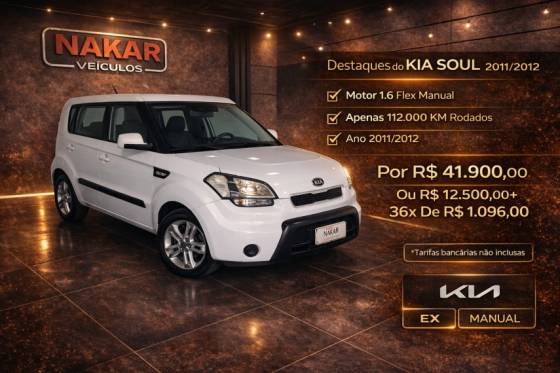 KIA SOUL 1.6 EX 16V FLEX 4P MANUAL